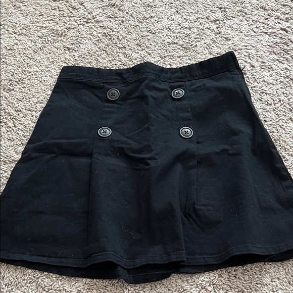 The Children's Place Other - The Children’s Place Black Skort With Front Button Details